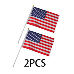 Side Stick Flags 76 Cm Pole Hand Held Flags