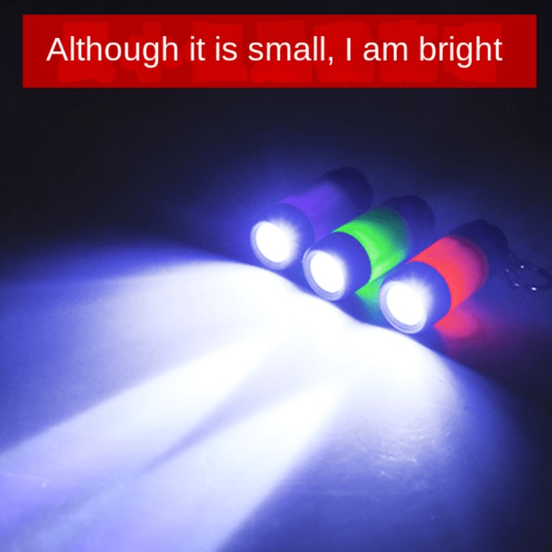 USB Rechargeable Mini Flashlight for Camping & Keychain Light