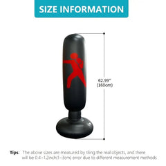 Home Boxing Workout Stand for Adults & Teens Improve Fitness with Punching Bag