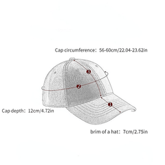 Mesh Letter Iron Tower Print Baseball Cap