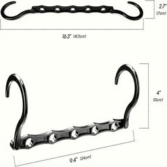 5pcs Plastic Hangers 5 Hole Magic Clothes Hanger For Clothes Storage