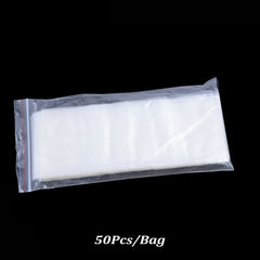 50pcs Carp Fishing Tackle PVA Bags for Coarse Boilie Bait Water Dissolving Bags