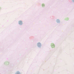 Purple Mesh Lace Bandana Square Scarf Women Hair Accessories