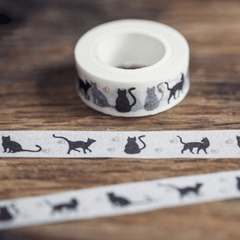 2pcs Animal Washi Mask Tape Sticker Craft - Fun Touch for DIY Decor
