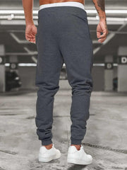 Men's Crown Print Drawstring Sweatpants