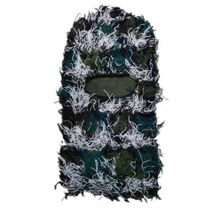 Distressed Ski Mask Knitted Beanies Hats Full Face Covered Mask Ski Hats
