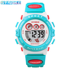 Kids Sports Waterproof Student Electronic Watch