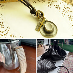 5 Yards Retro High Leather Cord for DIY Jewelry