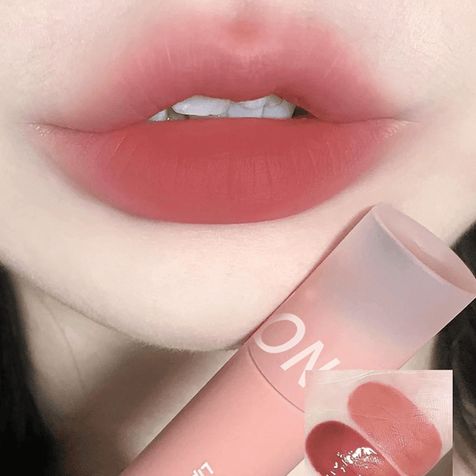 Waterproof Matte Lip Gloss Velvet Lip Mud Nude Chocolate Red Lip Tint