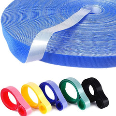1pc Adjustable Cord Ties 16.5ft Reusable Cable Management Straps