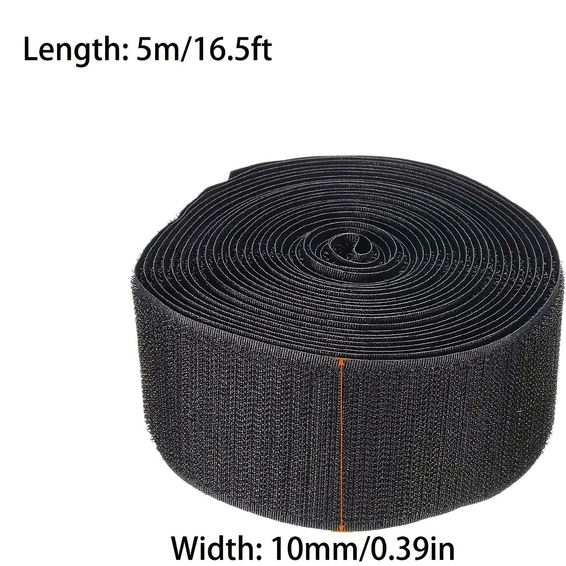 1pc Adjustable Cord Ties 16.5ft Reusable Cable Management Straps