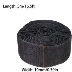 1pc Adjustable Cord Ties 16.5ft Reusable Cable Management Straps