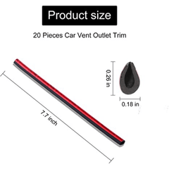2pcs 16ft Car Moulding Decoration Flexible Strips Trim Interior Automotive
