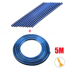 2pcs 16ft Car Moulding Decoration Flexible Strips Trim Interior Automotive