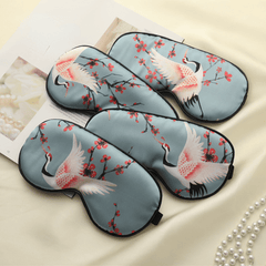 Silk Eye Mask Set with Adjustable Buckle for Comfort