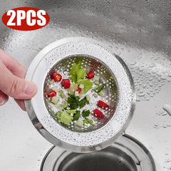 2pcs Stainless Steel Sink Strainer Filter Floor Drain