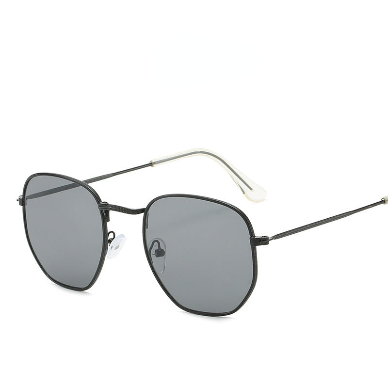 Square Metal Sunglasses UV400 Anti Glare Glasses
