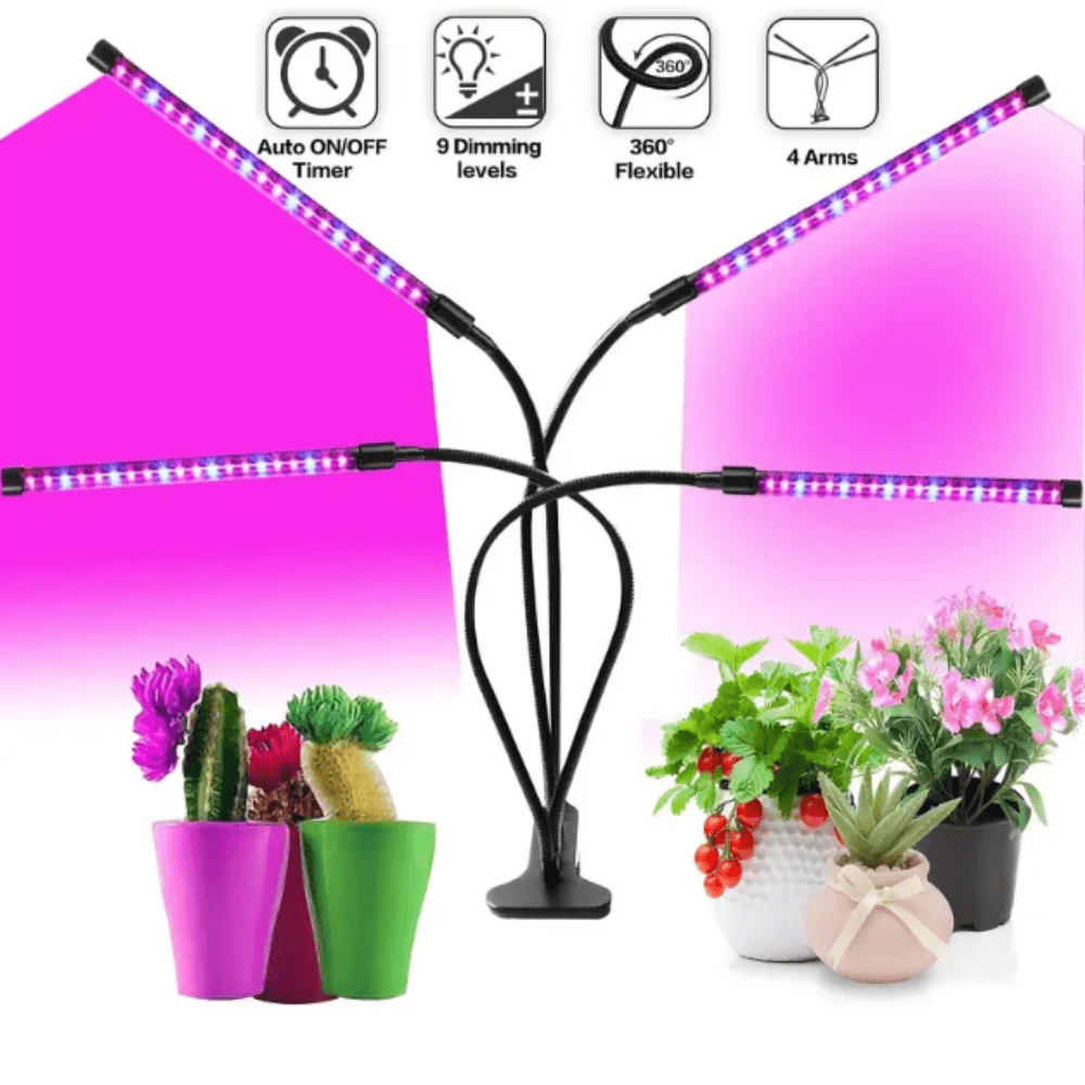 USB LED Plant Growth Light Full Spectrum Timing Dimming Switch