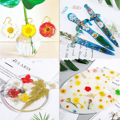 Dried Flower Stickers DIY Phone Cases Epoxy Resin Jewelry Nail Art Crafts