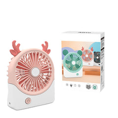 USB Rechargeable Handheld Fan 3 Gears Portable Pocket Fan Mini Fan