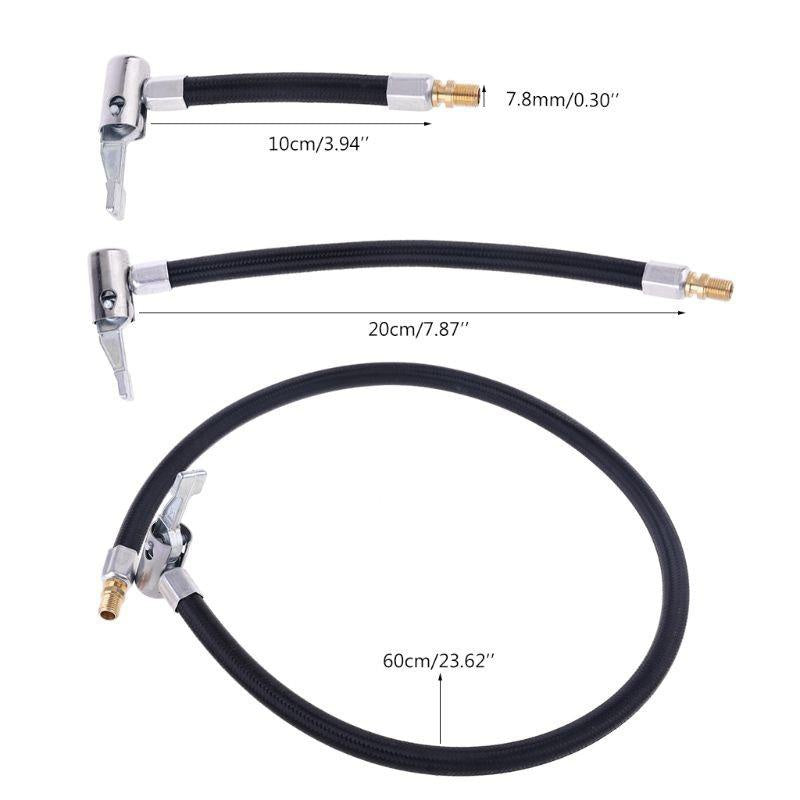 1pc Tire Air Inflator Hose Inflatable Tube Connection