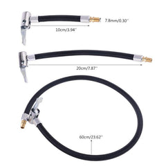 1pc Tire Air Inflator Hose Inflatable Tube Connection