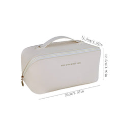 Portable Travel Cosmetic Bag Makeup Brush Storage Bag Zipper Toiletry Bag