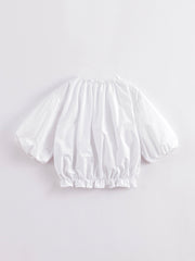 MARC&JANIE Girls Polka Dots Long Sleeve Top for Summer