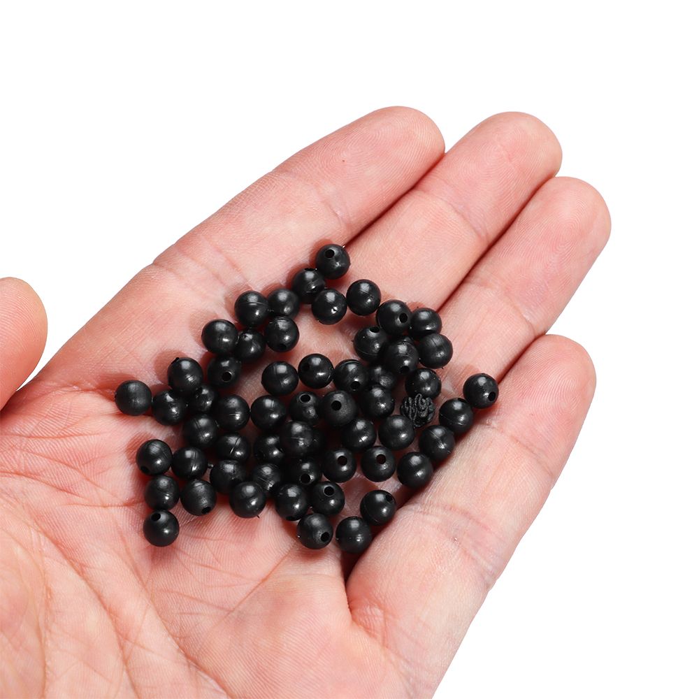 100pcs Fishing Beads Space Stopper Round Beans for Lures Hooks