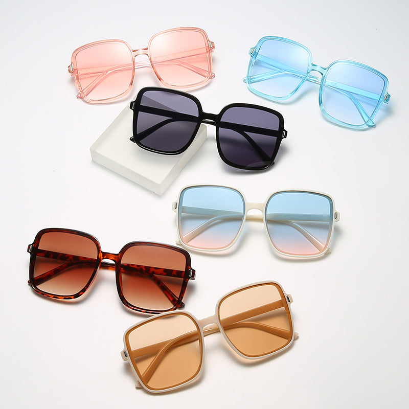 Large Square Sunglasses Gradient Glasses UV400