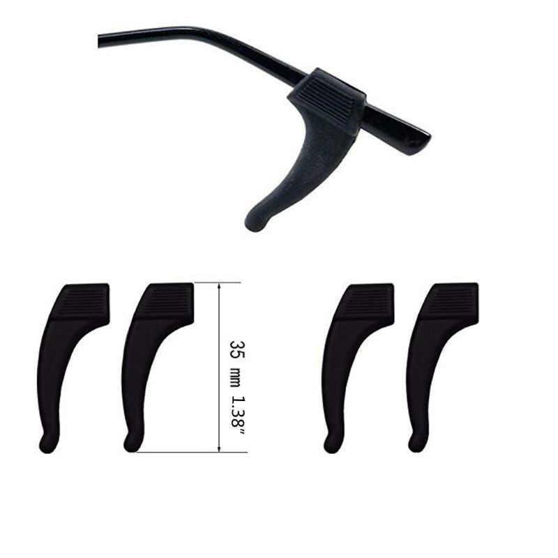 18Pcs Silicone Non-slip Nose Pads Eyeglass Retainer Set Holder Sunglasses