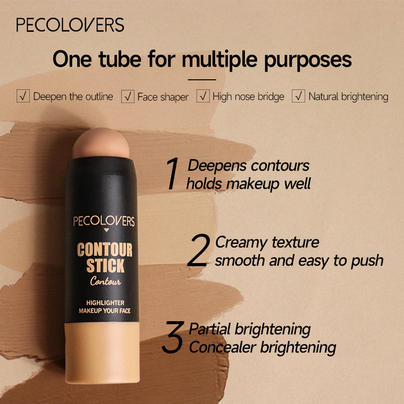 PECOLOVERS Concealer Pen Waterproof Contouring Stick