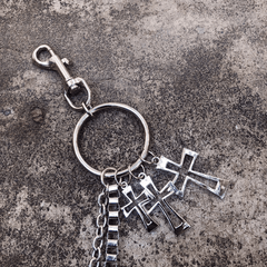 Cross Pants Chain Punk Double Chain Rock Hip hop Waist Chain Jeans Chain