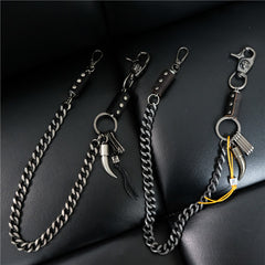 Cross Metal Waist Chain Casual Hip Hop Jeans Chain For Men
