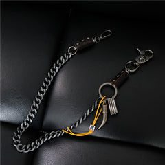 Cross Metal Waist Chain Casual Hip Hop Jeans Chain For Men