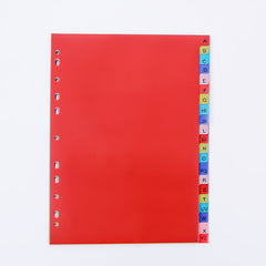 21pcs Multicolor Tab Dividers For 3 Ring Binder Letter Size