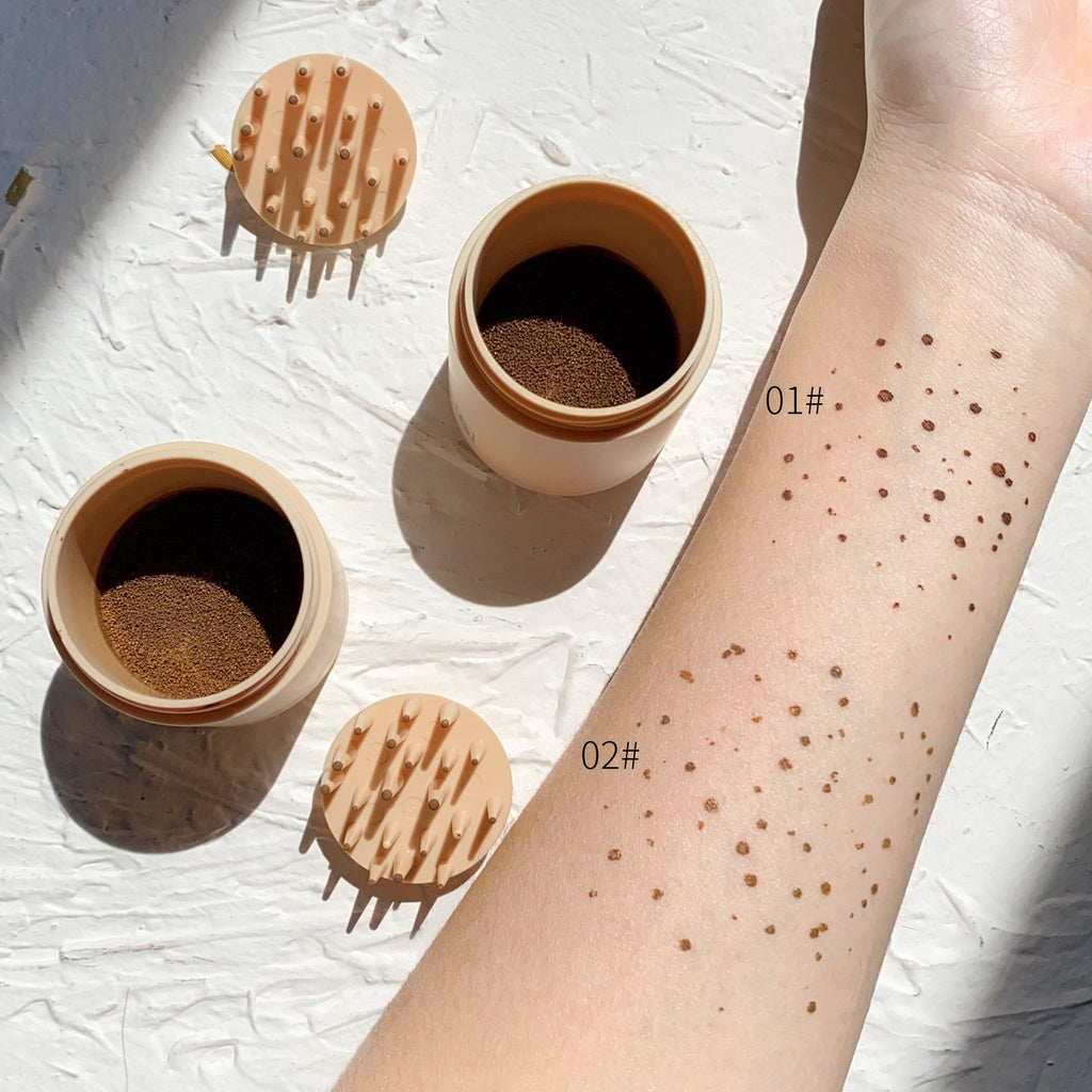 Natural Lifelike Freckle Pen Soft Brown Stamp Air Cushion Freckle Makeup