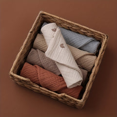 5pcs Soft Cotton Gauze Baby Towels for Newborns