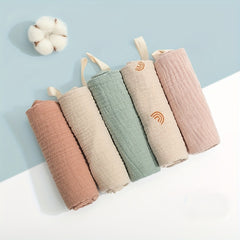 5pcs Soft Cotton Gauze Baby Towels for Newborns