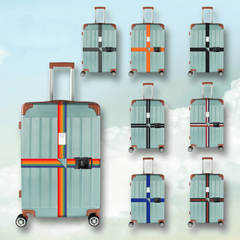 Adjustable Luggage Packing Strap w/ Password Lock 5 X 410cm