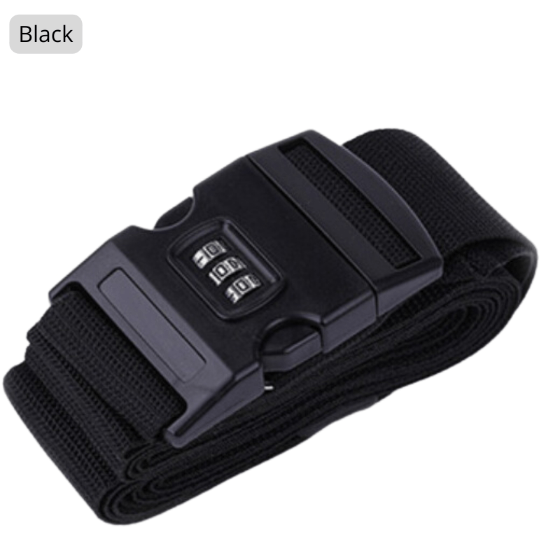 Adjustable Luggage Packing Strap w/ Password Lock 5 X 410cm