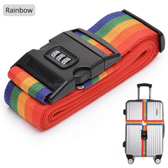 Adjustable Luggage Packing Strap w/ Password Lock 5 X 410cm