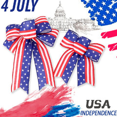 American Independence Party Supplies Star Flag Bow