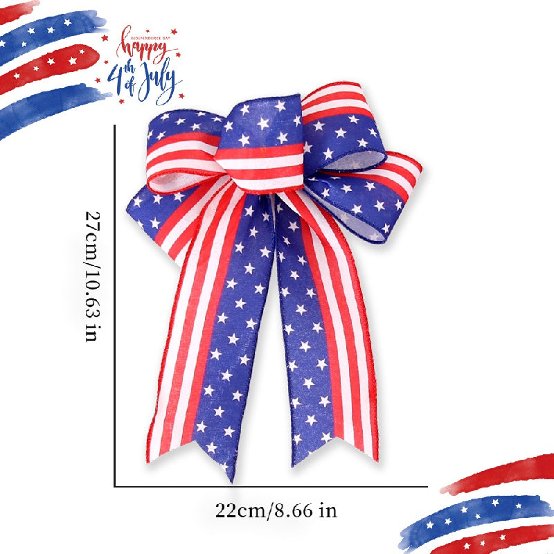 American Independence Party Supplies Star Flag Bow