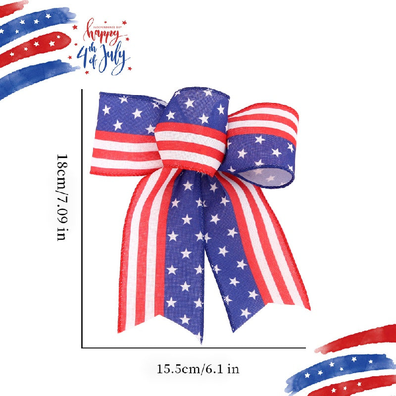 American Independence Party Supplies Star Flag Bow