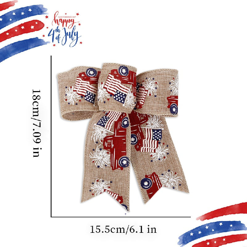 American Independence Party Supplies Star Flag Bow
