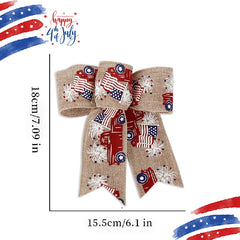 American Independence Party Supplies Star Flag Bow