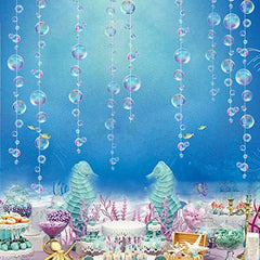 Mermaid Party Paper Bubble Garlands - Under The Sea Decorations