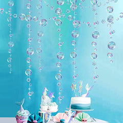 Mermaid Party Paper Bubble Garlands - Under The Sea Decorations