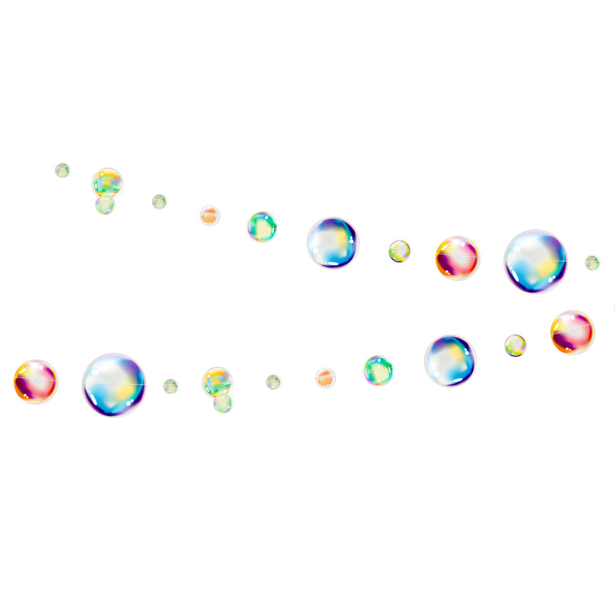 Mermaid Party Paper Bubble Garlands - Under The Sea Decorations